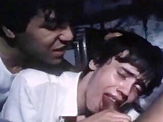 Gorgeous Oral Sex In The Jail With Two Prisoners deepthroat handjob threesome